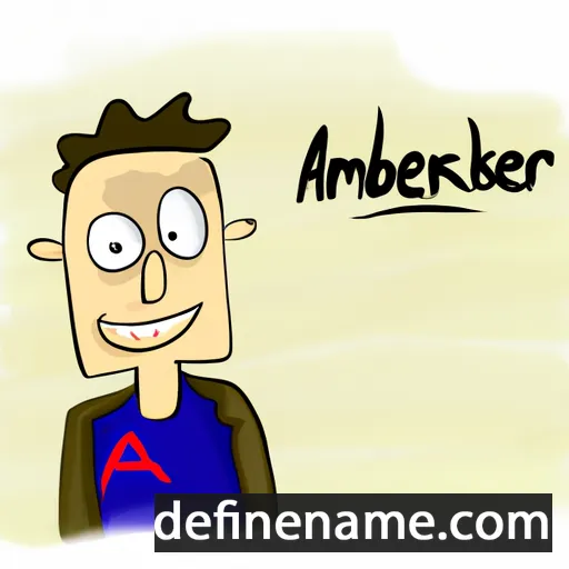 cartoon of the name Abramek