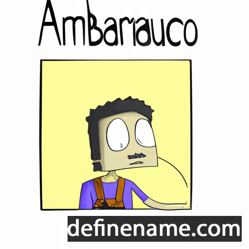 cartoon of the name Abramuccio