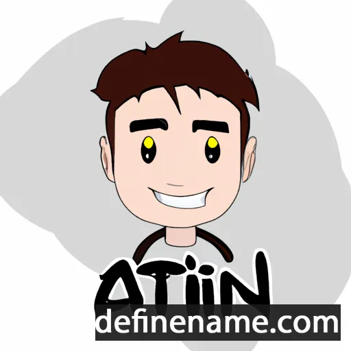 cartoon of the name Abtin