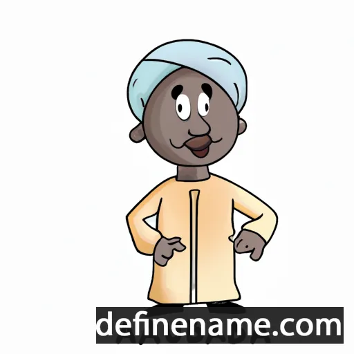 cartoon of the name Abubacar