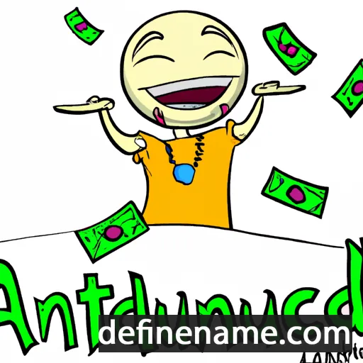 cartoon of the name Abundance