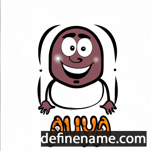 cartoon of the name Abuya