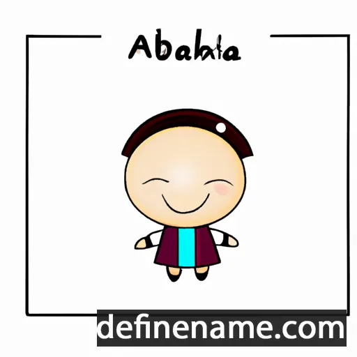 cartoon of the name Abyzbikä