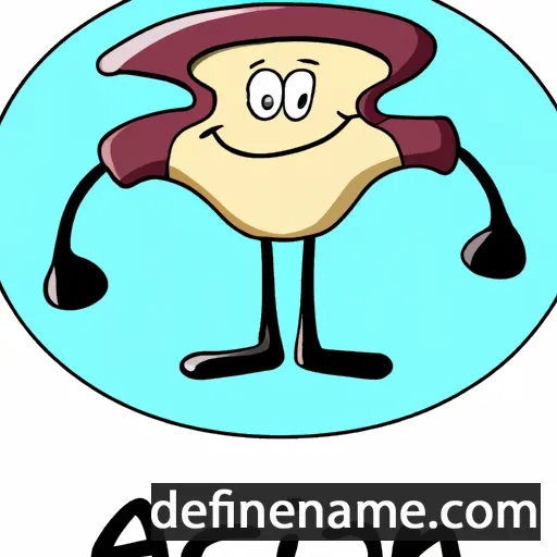 cartoon of the name Acan