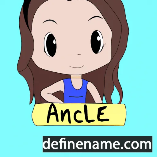 cartoon of the name Aceline