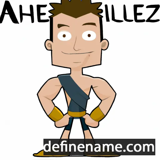 cartoon of the name Achillesz