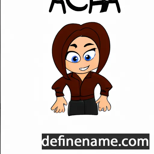 Achsa cartoon