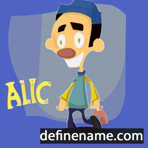 cartoon of the name Acilio