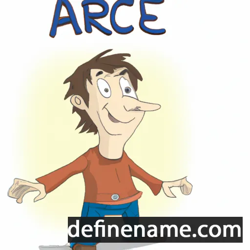 cartoon of the name Acre