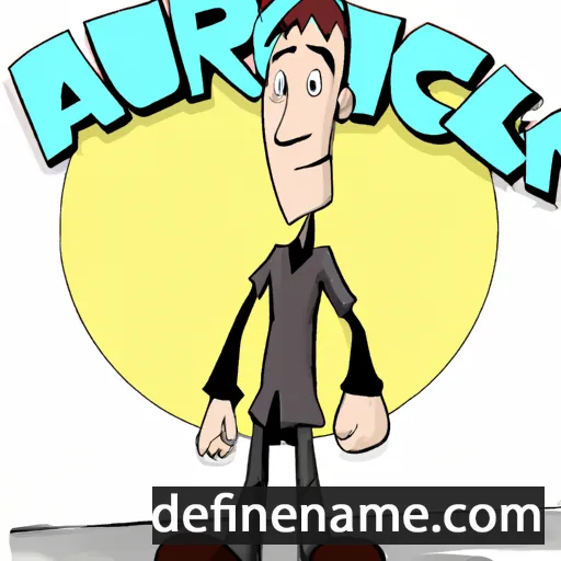 cartoon of the name Acrux