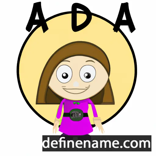 cartoon of the name Ada