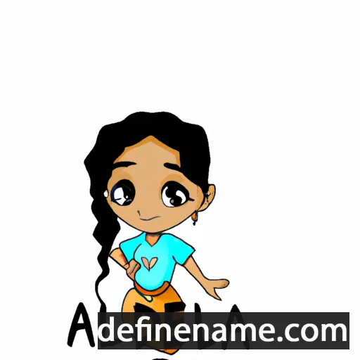 Adaheli cartoon