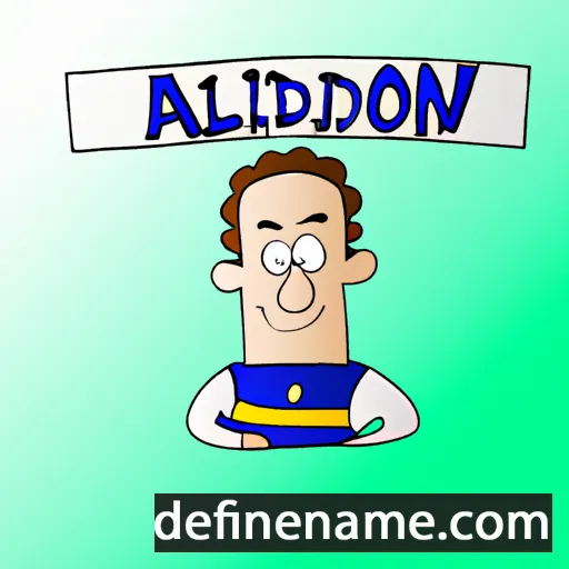 cartoon of the name Adailton