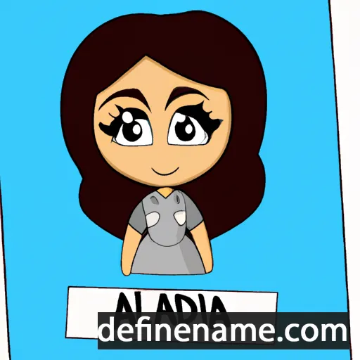 cartoon of the name Adalasia