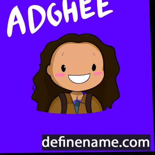 cartoon of the name Adaleigh