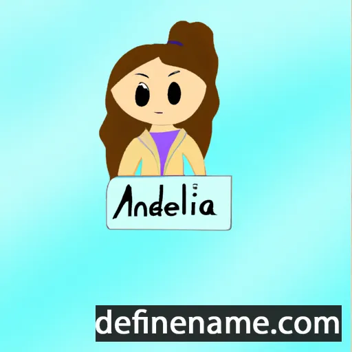 cartoon of the name Adalena