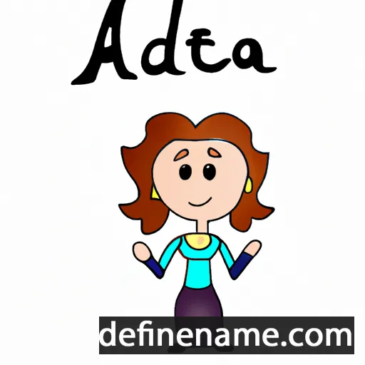 cartoon of the name Adaleta