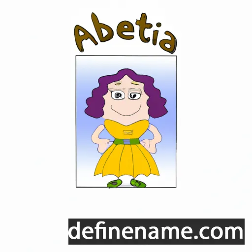 cartoon of the name Adaleta