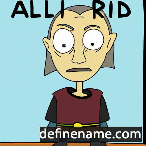 Adalfrid cartoon