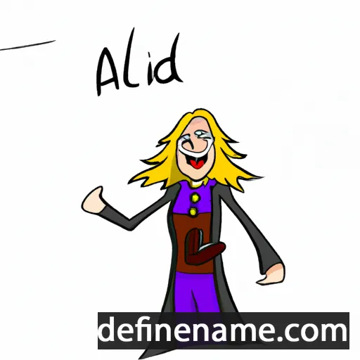 cartoon of the name Adalgild