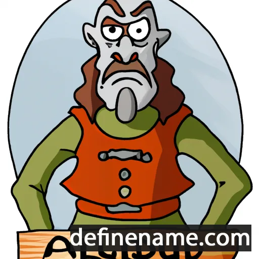 cartoon of the name Adaltrud