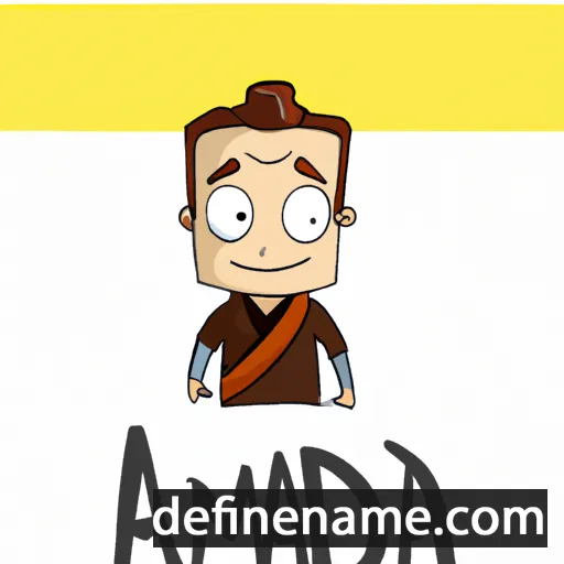 cartoon of the name Adama