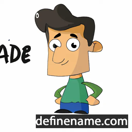 cartoon of the name Adame