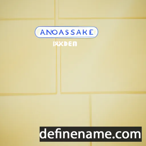 cartoon of the name Adarnase