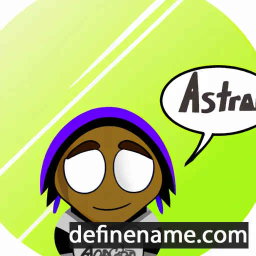 cartoon of the name Adastra