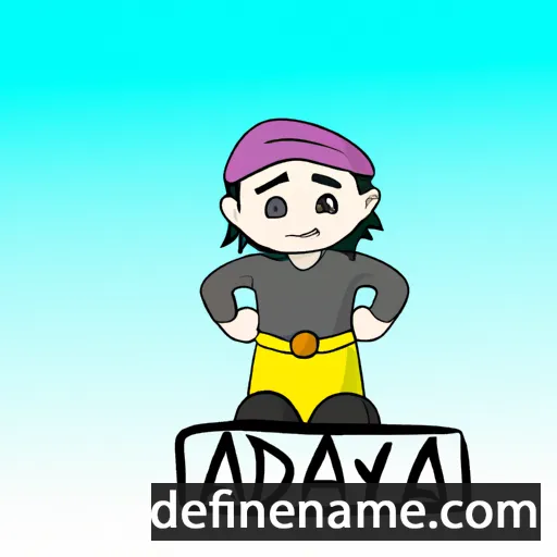 cartoon of the name Adayah