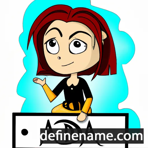 cartoon of the name Adea