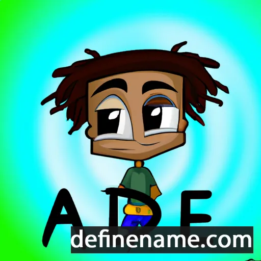 cartoon of the name Adede