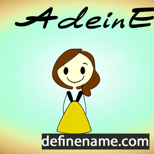 Adelaine cartoon