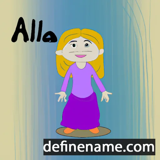 cartoon of the name Äđilä