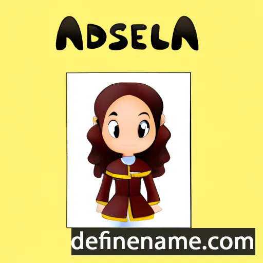 cartoon of the name Adelàsia