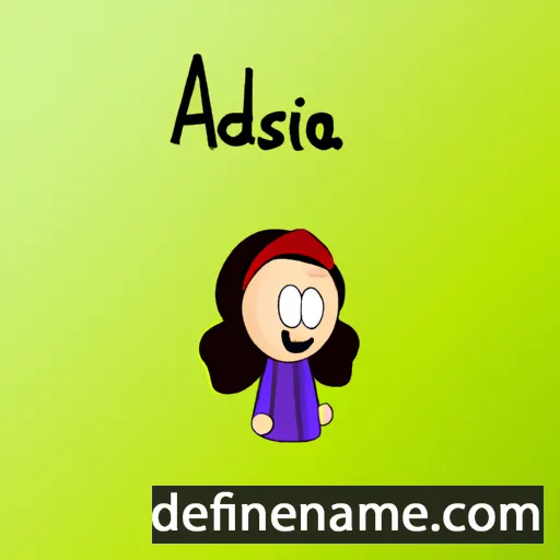 cartoon of the name Adelcisa