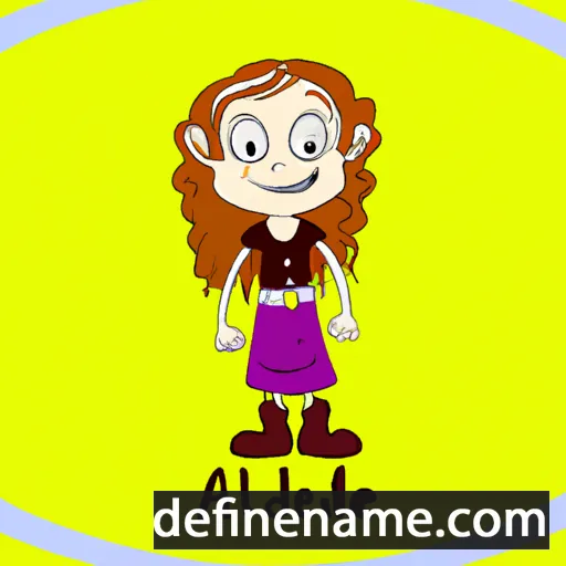 cartoon of the name Adeleide