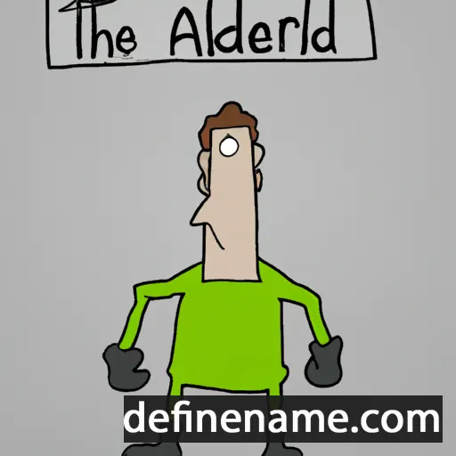 cartoon of the name Adelhard