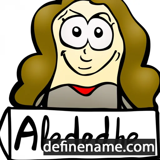 cartoon of the name Adelheide