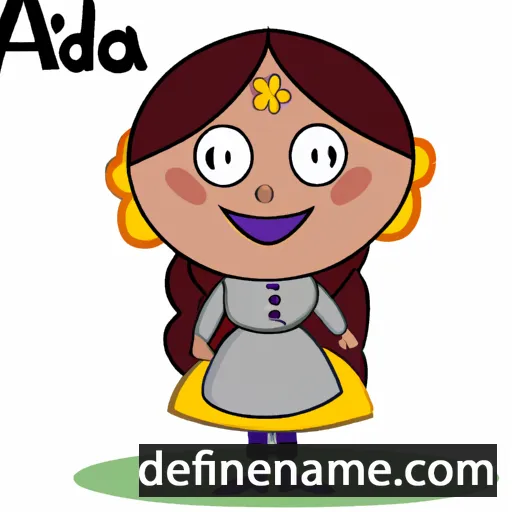 Adelía cartoon