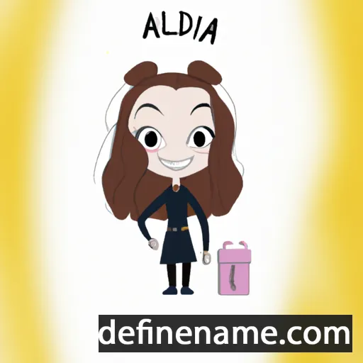 Adelīna cartoon