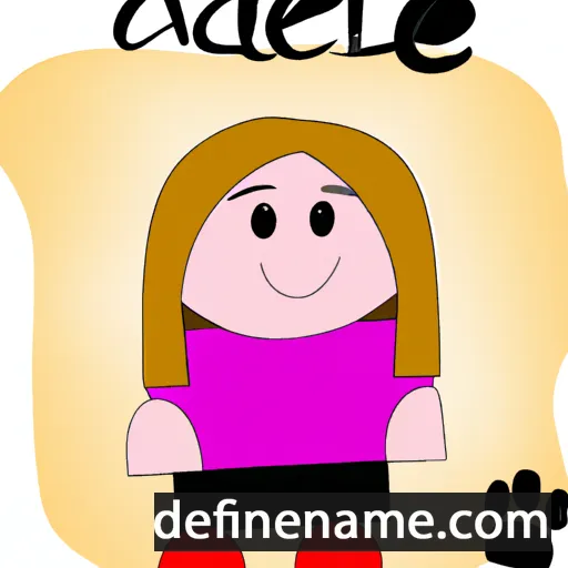 Adeli cartoon