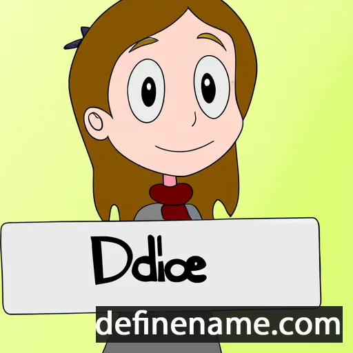 cartoon of the name Adelice