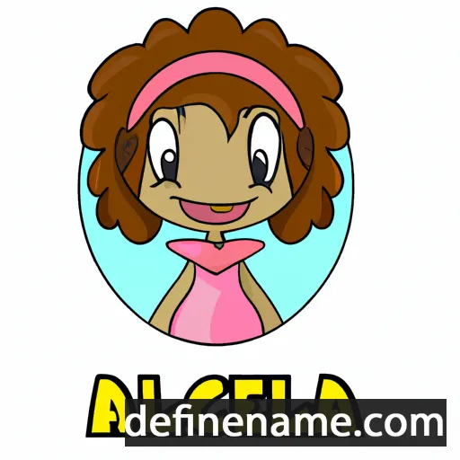 cartoon of the name Adelicia