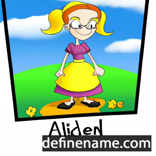 cartoon of the name Adelland