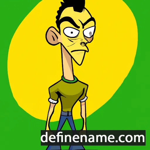 cartoon of the name Adelmiro