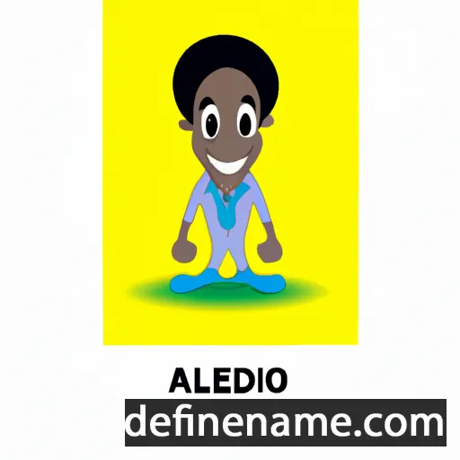 cartoon of the name Adelowo