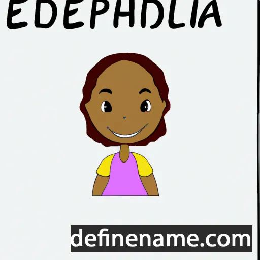 cartoon of the name Adelphia