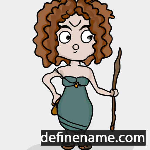 cartoon of the name Adelphine