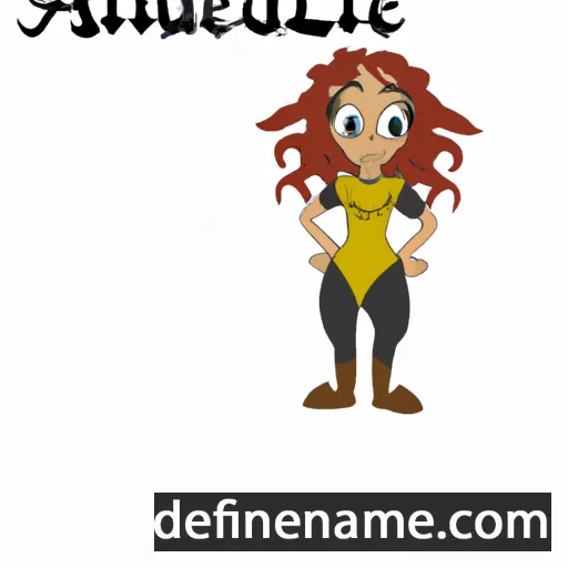 cartoon of the name Adelrune